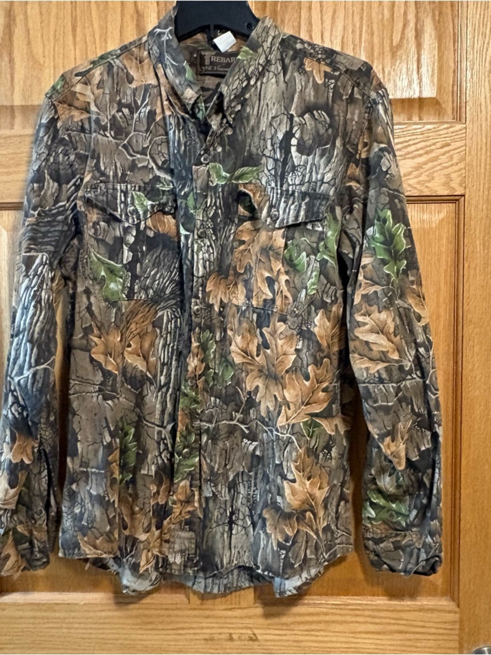 Lynch Trebark Superflauge Camo Long Sleeve Button Up Men’s L 90s Turkey Hunting